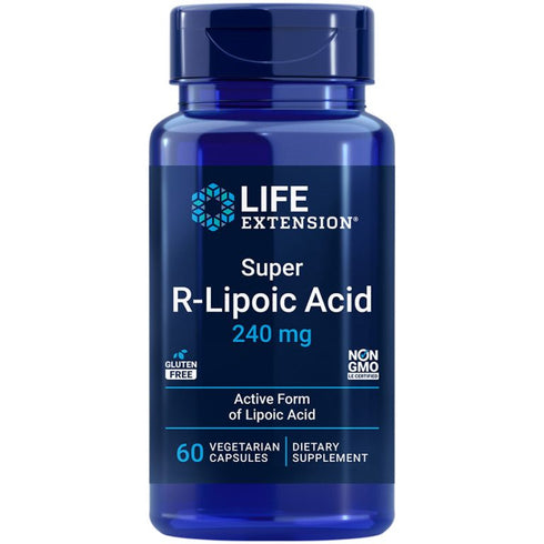 Super R-Lipoic Acid 240mg 60 Capsules-Life Extension-Matakana Pharmacy